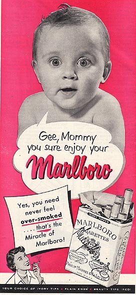Marlboro cigarette ads